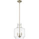 Mahannah 3 Light 11 inch Modern Gold Indoor Pendant Ceiling Light